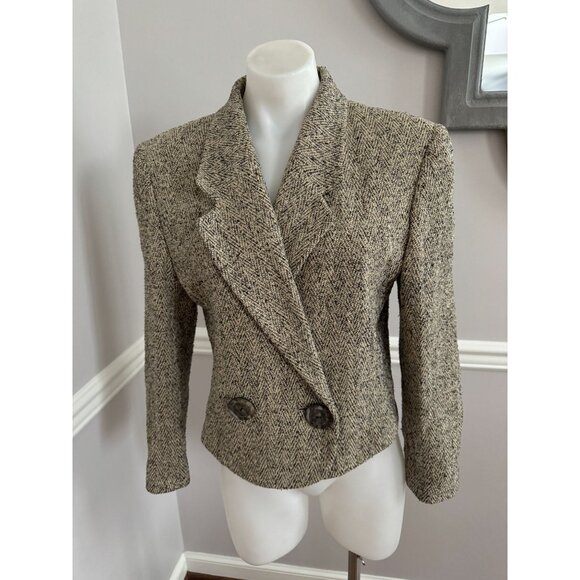 Vintage Irving Samuel Blazer Silk Wool Size 6 - Picture 1 of 3